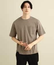 KHKGP40029 a.v.v MEN(アー・ヴェ・ヴェ) 【S-XXL/多機能】シルケットスムースワイドシルエットカットソー ブルー