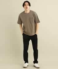 KHKGP40029 a.v.v MEN(アー・ヴェ・ヴェ) 【S-XXL/多機能】シルケットスムースワイドシルエットカットソー ブルー