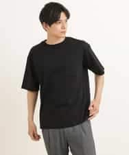 KHKGP40029 a.v.v MEN(アー・ヴェ・ヴェ) 【S-XXL/多機能】シルケットスムースワイドシルエットカットソー ブルー