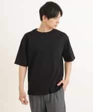KHKGP40029 a.v.v MEN(アー・ヴェ・ヴェ) 【S-XXL/多機能】シルケットスムースワイドシルエットカットソー ブルー