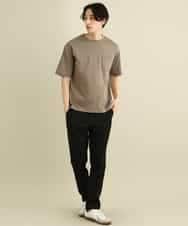 KHKGP40029 a.v.v MEN(アー・ヴェ・ヴェ) 【S-XXL/多機能】シルケットスムースワイドシルエットカットソー ブルー