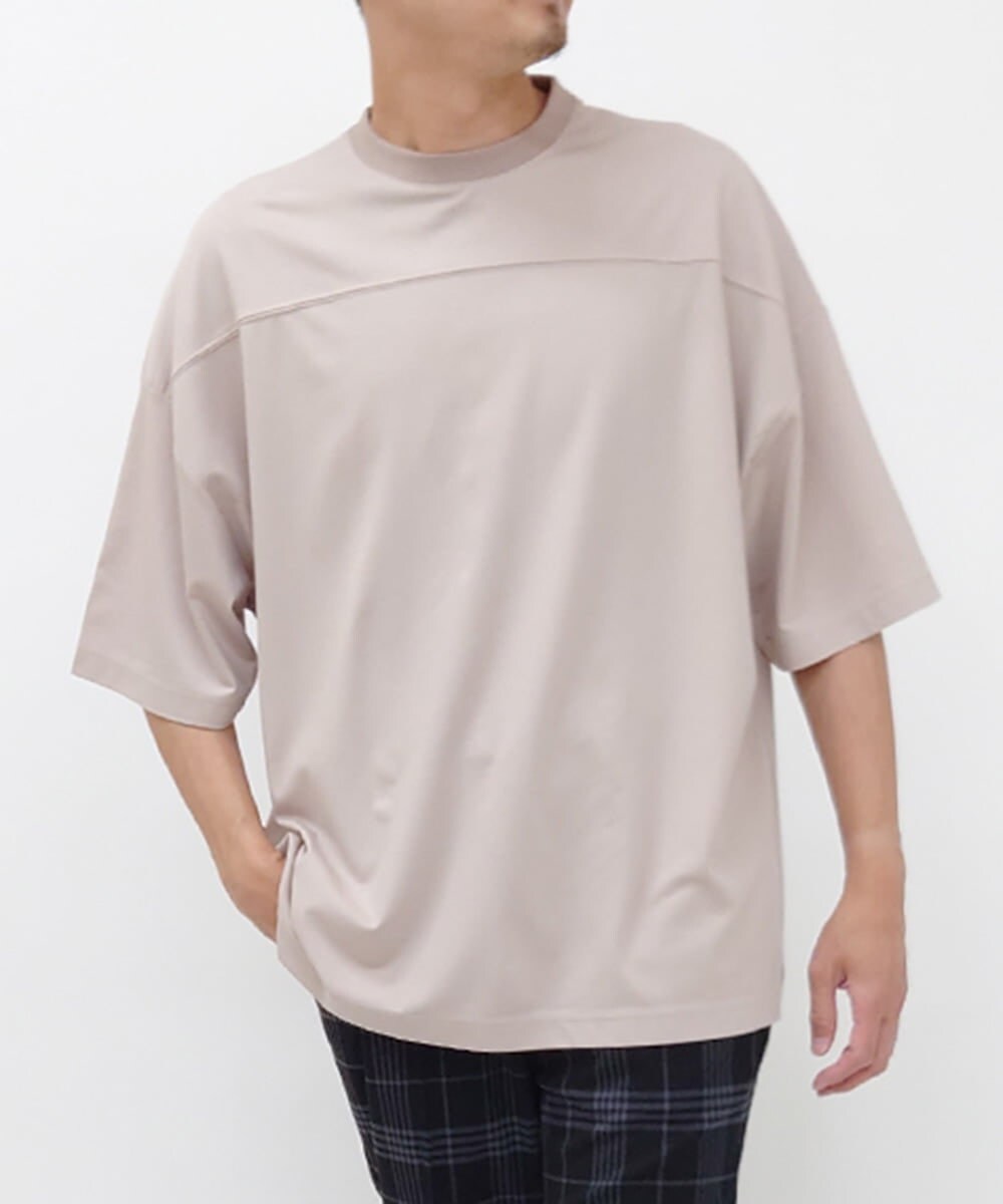 接触冷感 ワンサイズフィットフットボール切替カットソー カットソー Tシャツ A V V Men アー ヴェ ヴェ イトキンオンラインストア