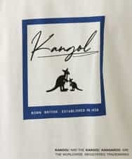 KHKGS15049 a.v.v MEN(アー・ヴェ・ヴェ) 【コラボ/KANGOL】スクエアプリントTシャツ ホワイト