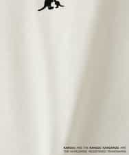 KHKGS15049 a.v.v MEN(アー・ヴェ・ヴェ) 【コラボ/KANGOL】スクエアプリントTシャツ ホワイト