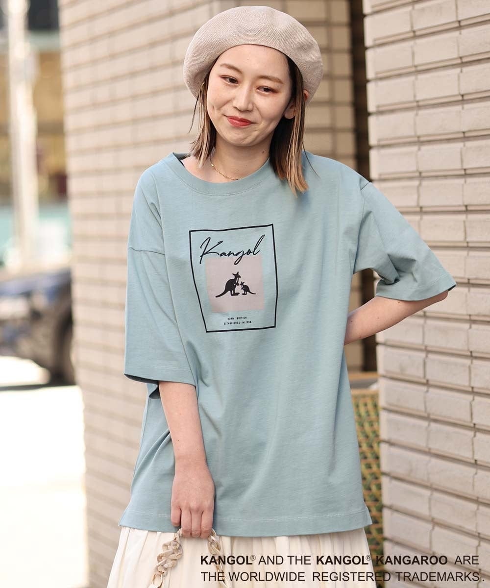 コラボ/KANGOL】スクエアプリントワイドTシャツ(カットソー・Tシャツ) MEN(アー・ヴェ・ヴェ)｜イトキンオンラインストア