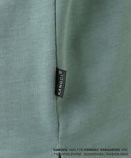 KHKGS16049 a.v.v MEN(アー・ヴェ・ヴェ) 【コラボ/KANGOL】スクエアプリントワイドTシャツ グリーン