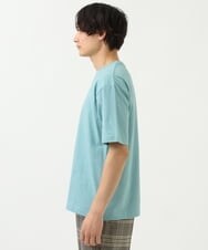 KHKGS25034 a.v.v MEN(アー・ヴェ・ヴェ) スクエアプリントTシャツ ラベンダー