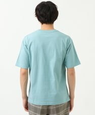 KHKGS25034 a.v.v MEN(アー・ヴェ・ヴェ) スクエアプリントTシャツ ラベンダー