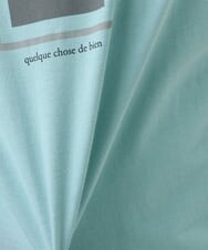 KHKGS25034 a.v.v MEN(アー・ヴェ・ヴェ) スクエアプリントTシャツ ラベンダー