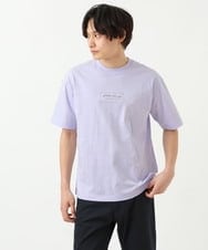 KHKGS29029 a.v.v MEN(アー・ヴェ・ヴェ) 【接触冷感/S-XXL】ミニロゴセミワイドTシャツ ホワイト