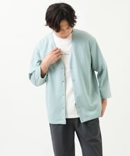 KHKGS29029 a.v.v MEN(アー・ヴェ・ヴェ) 【接触冷感/S-XXL】ミニロゴセミワイドTシャツ ホワイト