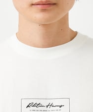 KHKGS29029 a.v.v MEN(アー・ヴェ・ヴェ) 【接触冷感/S-XXL】ミニロゴセミワイドTシャツ ホワイト