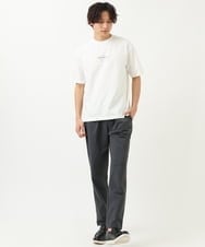 KHKGS29029 a.v.v MEN(アー・ヴェ・ヴェ) 【接触冷感/S-XXL】ミニロゴセミワイドTシャツ ホワイト