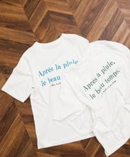 KHKGS30034 a.v.v MEN(アー・ヴェ・ヴェ) 【接触冷感】カラーロゴワイドTシャツ ブルー