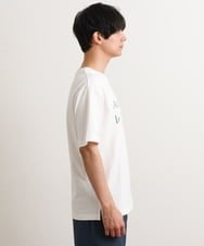 KHKGS30034 a.v.v MEN(アー・ヴェ・ヴェ) 【接触冷感】カラーロゴワイドTシャツ ブルー