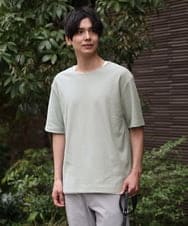 KHKGS35044 a.v.v MEN(アー・ヴェ・ヴェ) 【S-XXL/2SET】ハニカムダブルフェイスカットソー（タンクトップ付） ネイビー