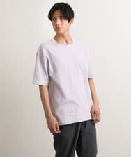 KHKGS35044 a.v.v MEN(アー・ヴェ・ヴェ) 【S-XXL/2SET】ハニカムダブルフェイスカットソー（タンクトップ付） ネイビー