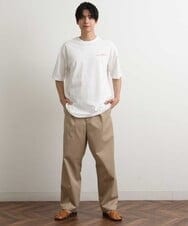 KHKGS37044 a.v.v MEN(アー・ヴェ・ヴェ) 【接触冷感】NYフォトロングTシャツ(TRAVELシリーズ） ホワイト