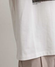 KHKGS39044 a.v.v MEN(アー・ヴェ・ヴェ) 【接触冷感】PARISフォトワイドTシャツ(TRAVELシリーズ） ホワイト