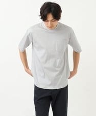 KHKGS40034 a.v.v MEN(アー・ヴェ・ヴェ) 【接触冷感/S-XXL】シルケットスムースワイドシルエットTシャツ ピンク