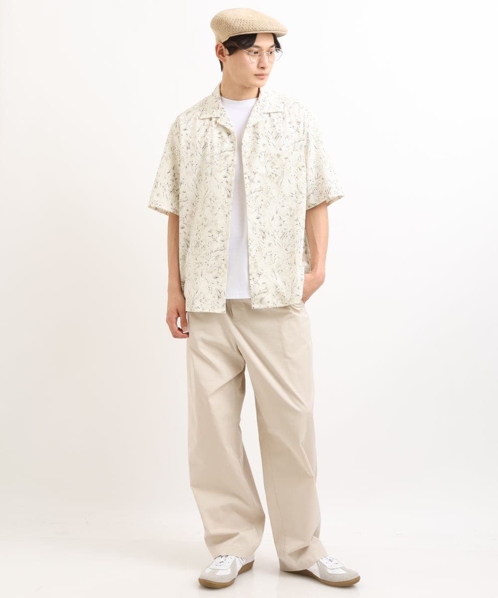 KHKGS40034 a.v.v MEN(アー・ヴェ・ヴェ) 【接触冷感/S-XXL】シルケットスムースワイドシルエットTシャツ ピンク