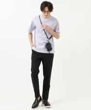 KHKGS40034 a.v.v MEN(アー・ヴェ・ヴェ) 【接触冷感/S-XXL】シルケットスムースワイドシルエットTシャツ ピンク