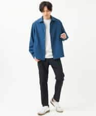 KHKGS40034 a.v.v MEN(アー・ヴェ・ヴェ) 【接触冷感/S-XXL】シルケットスムースワイドシルエットTシャツ ピンク