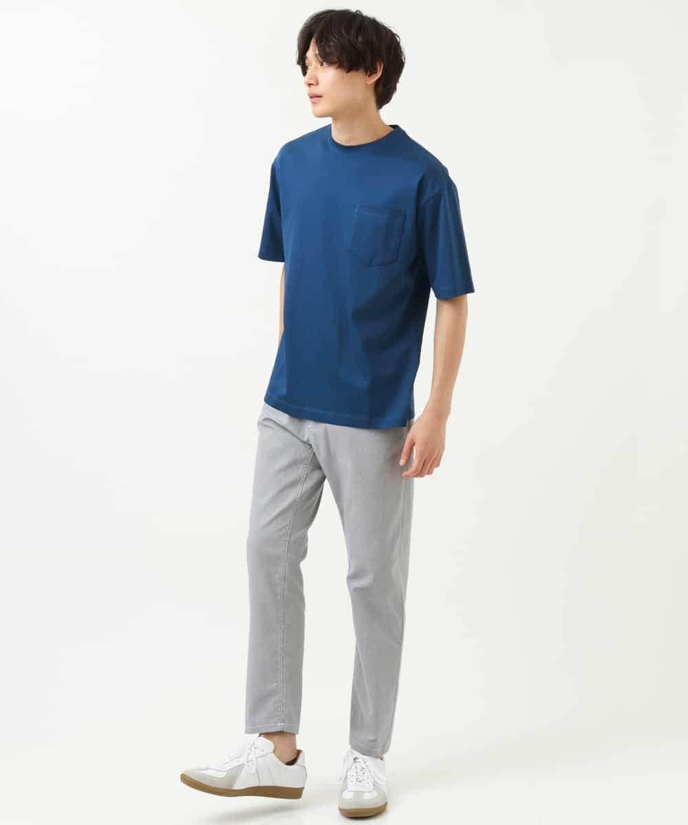 KHKGS40034 a.v.v MEN(アー・ヴェ・ヴェ) 【接触冷感/S-XXL】シルケットスムースワイドシルエットTシャツ ピンク