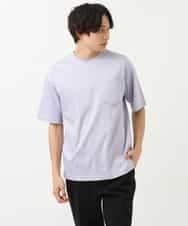 KHKGS40034 a.v.v MEN(アー・ヴェ・ヴェ) 【接触冷感/S-XXL】シルケットスムースワイドシルエットTシャツ ピンク