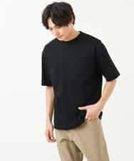 KHKGS40034 a.v.v MEN(アー・ヴェ・ヴェ) 【接触冷感/S-XXL】シルケットスムースワイドシルエットTシャツ ピンク