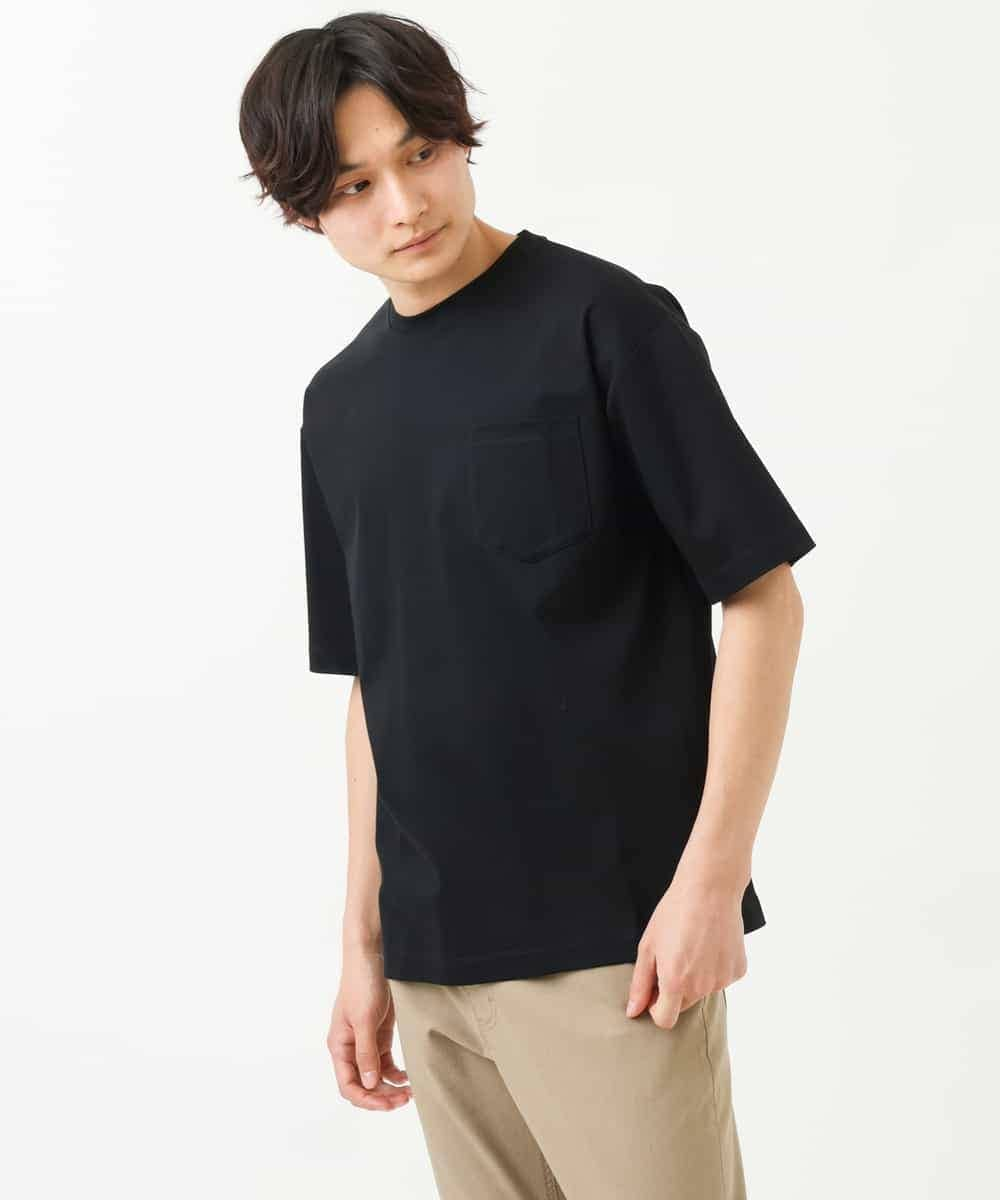 KHKGS40034 a.v.v MEN(アー・ヴェ・ヴェ) 【接触冷感/S-XXL】シルケットスムースワイドシルエットTシャツ ピンク