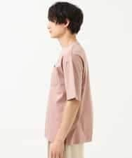 KHKGS40034 a.v.v MEN(アー・ヴェ・ヴェ) 【接触冷感/S-XXL】シルケットスムースワイドシルエットTシャツ ピンク