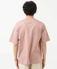 KHKGS40034 a.v.v MEN(アー・ヴェ・ヴェ) 【接触冷感/S-XXL】シルケットスムースワイドシルエットTシャツ ピンク