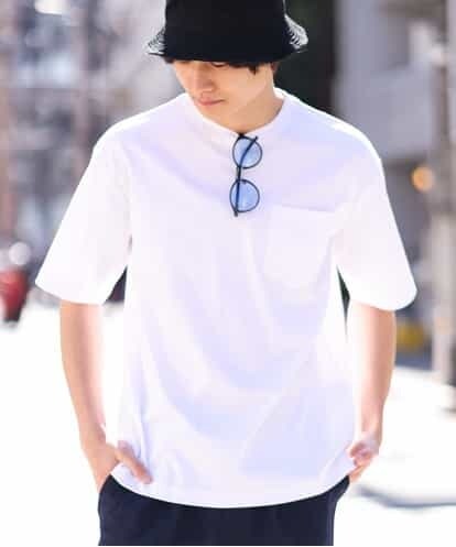 KHKGS40034 a.v.v MEN 【接触冷感/S-XXL】シルケットスムースワイドシルエットTシャツ