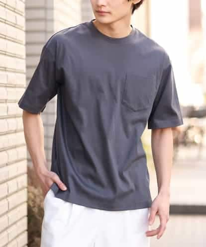 KHKGS40034 a.v.v MEN 【接触冷感/S-XXL】シルケットスムースワイドシルエットTシャツ