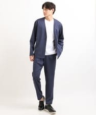 KHKGS41034 a.v.v MEN(アー・ヴェ・ヴェ) 【接触冷感/S-XXL】シルケットスムースVネックTシャツ ライトグレー