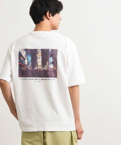 KHKGS49044  【フォトグラファーコラボ】NYフォトワイドTシャツ(TRAVELシリーズ）