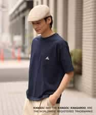 KHKGS52049 a.v.v MEN(アー・ヴェ・ヴェ) 【コラボ/KANGOL】胸ポケットプリントTシャツ ホワイト