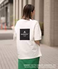 KHKGS52049 a.v.v MEN(アー・ヴェ・ヴェ) 【コラボ/KANGOL】胸ポケットプリントTシャツ ホワイト