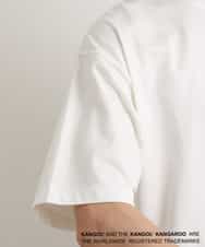 KHKGS52049 a.v.v MEN(アー・ヴェ・ヴェ) 【コラボ/KANGOL】胸ポケットプリントTシャツ ホワイト