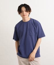 KHKGS58034 a.v.v MEN(アー・ヴェ・ヴェ) 【接触冷感/S-XXL】梨地セミワイドシルエットカットソー ミント