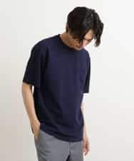 KHKGS58034 a.v.v MEN(アー・ヴェ・ヴェ) 【接触冷感/S-XXL】梨地セミワイドシルエットカットソー ミント