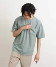 KHKGS58034 a.v.v MEN(アー・ヴェ・ヴェ) 【接触冷感/S-XXL】梨地セミワイドシルエットカットソー ミント