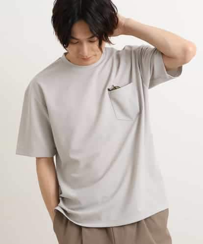 KHKGS58034 a.v.v MEN 【接触冷感/S-XXL】梨地セミワイドシルエットカットソー