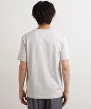 KHKGS75024 a.v.v MEN(アー・ヴェ・ヴェ) 【接触冷感/S-XXL】自転車刺繍Tシャツ ライトグレー