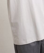 KHKGS75024 a.v.v MEN(アー・ヴェ・ヴェ) 【接触冷感/S-XXL】自転車刺繍Tシャツ ライトグレー