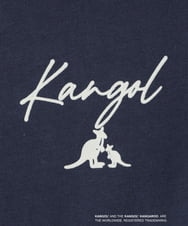 KHKGV15054 a.v.v MEN(アー・ヴェ・ヴェ) 【KANGOL】スクエアプリントロングシルエットTシャツ ネイビー