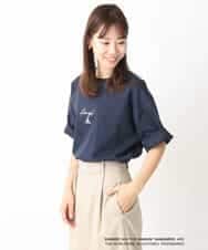 KHKGV15059 a.v.v MEN(アー・ヴェ・ヴェ) 【KANGOL】スクエアプリントロングシルエットTシャツ ホワイト
