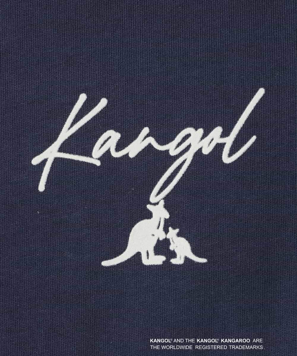 KHKGV15059 a.v.v MEN(アー・ヴェ・ヴェ) 【KANGOL】スクエアプリントロングシルエットTシャツ ホワイト