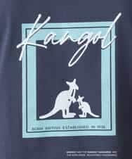 KHKGV15059 a.v.v MEN(アー・ヴェ・ヴェ) 【KANGOL】スクエアプリントロングシルエットTシャツ ホワイト